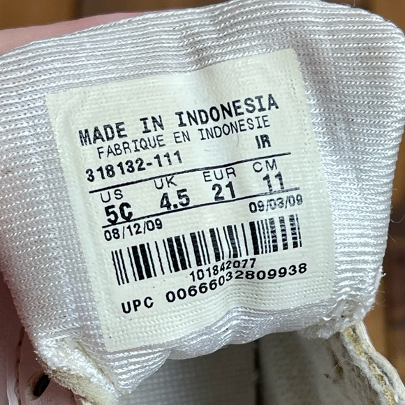 Nike Shox infant size 5C white - Picture 7 of 8